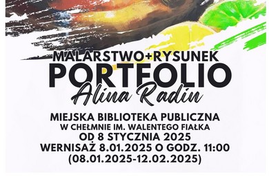 Wystawa malarstwa i rysunku w bibliotece w Chełmnie