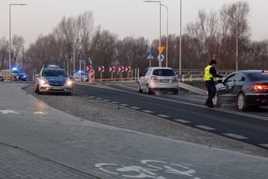 Na zakończenie karnawału policjanci z Chełmna wyszli na drogi z alkomatem [ZDJĘCIA]