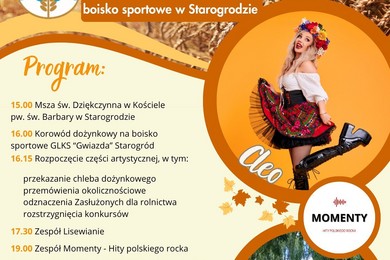 Cleo na dożynkach w gminie Chełmno [PROGRAM]