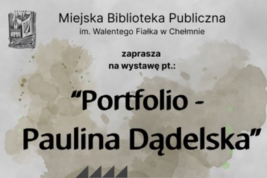 Wystawa obrazów w bibliotece w Chełmnie