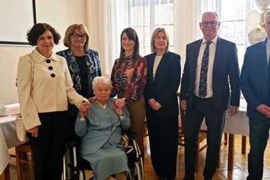 Setne urodziny Pani Krystyny Nadolnej. Wyjątkowe jubileusze mieszkanek regionu [ZDJĘCIA]